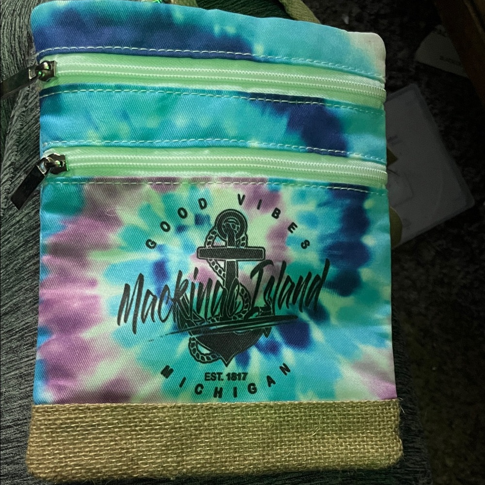 Tie-Dye Mackinac Island Pouch